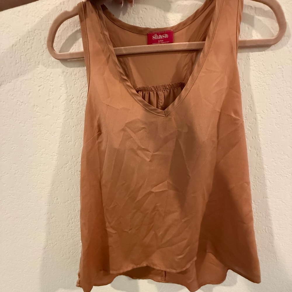 Shasa Women's Brown Tank Top